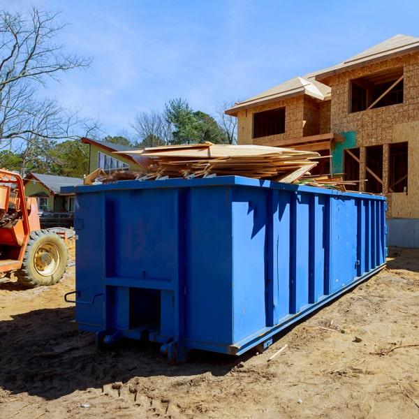 we provide a variety of sizes of construction dumpsters to fit your project needs